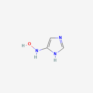 molecular formula C3H5N3O B14280128 N-Hydroxy-1H-imidazol-5-amine CAS No. 126208-93-3