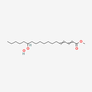 molecular formula C19H34O4 B14280214 Methyl 13-hydroperoxyoctadeca-2,4-dienoate CAS No. 137483-91-1