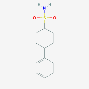 molecular formula C12H17NO2S B1428034 4-Phenylcyclohexane-1-sulfonamide CAS No. 1249783-96-7