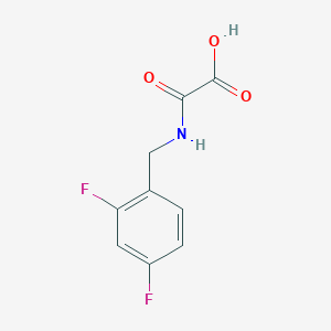 {[(2,4-Difluorophenyl)methyl]carbamoyl}formic acid