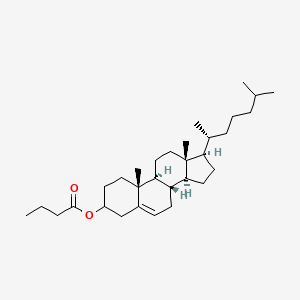 molecular formula C31H52O2 B14280588 3-(Butyryloxy)cholest-5-ene CAS No. 137036-79-4