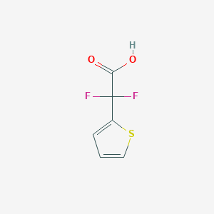 molecular formula C6H4F2O2S B1428064 2,2-二氟-2-(噻吩-2-基)乙酸 CAS No. 622847-29-4