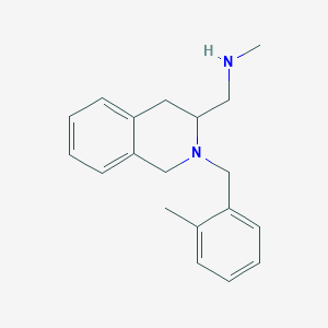 molecular formula C19H24N2 B1428069 Methyl({2-[(2-methylphenyl)methyl]-1,2,3,4-tetrahydroisoquinolin-3-yl}methyl)amine CAS No. 1457531-32-6