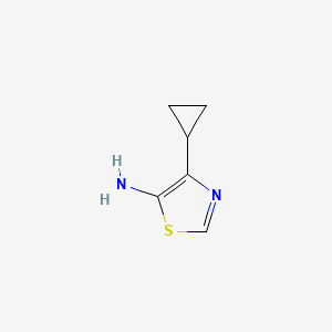 B1428077 4-Cyclopropyl-1,3-thiazol-5-amine CAS No. 1249588-40-6