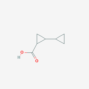 molecular formula C7H10O2 B1428081 2-Cyclopropylcyclopropane-1-carboxylic acid CAS No. 89851-39-8