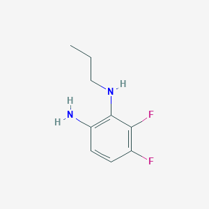 molecular formula C9H12F2N2 B1428086 5,6-Difluoro-1-N-propylbenzene-1,2-diamine CAS No. 1249165-13-6