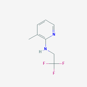 molecular formula C8H9F3N2 B1428092 3-甲基-N-(2,2,2-三氟乙基)吡啶-2-胺 CAS No. 1249476-75-2