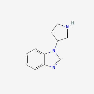 B1428094 1-(pyrrolidin-3-yl)-1H-1,3-benzodiazole CAS No. 1249145-08-1