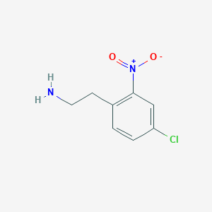 B1428096 2-(4-Chloro-2-nitrophenyl)ethan-1-amine CAS No. 807640-64-8