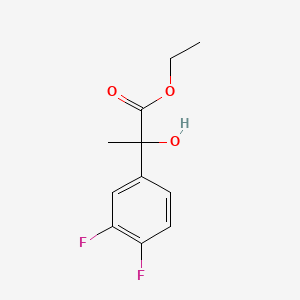 molecular formula C11H12F2O3 B1428098 2-(3,4-二氟苯基)-2-羟基丙酸乙酯 CAS No. 1250357-14-2