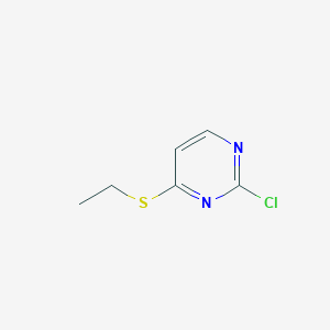 molecular formula C6H7ClN2S B1428102 2-Chloro-4-(ethylsulfanyl)pyrimidine CAS No. 1250161-32-0