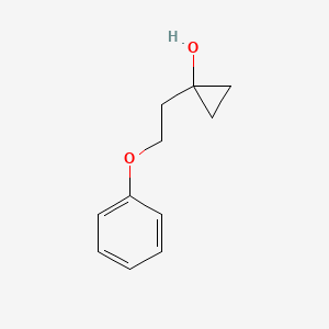 molecular formula C11H14O2 B1428109 1-(2-Phenoxyethyl)cyclopropan-1-ol CAS No. 1247788-92-6