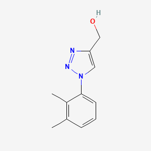 molecular formula C11H13N3O B1428116 [1-(2,3-二甲基苯基)-1H-1,2,3-三唑-4-基]甲醇 CAS No. 1251237-12-3