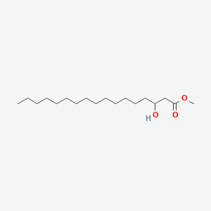 molecular formula C18H36O3 B142812 3-Hydroxyheptadecanoic acid methyl ester CAS No. 112538-92-8