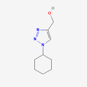 molecular formula C9H15N3O B1428132 (1-cyclohexyl-1H-1,2,3-triazol-4-yl)methanol CAS No. 1249257-87-1