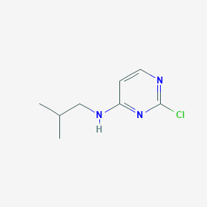 molecular formula C8H12ClN3 B1428134 2-氯-N-(2-甲基丙基)嘧啶-4-胺 CAS No. 1201176-19-3