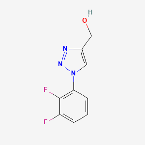 molecular formula C9H7F2N3O B1428149 [1-(2,3-difluorophenyl)-1H-1,2,3-triazol-4-yl]methanol CAS No. 1249108-04-0