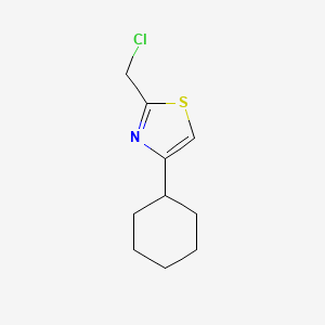 B1428153 2-(Chloromethyl)-4-cyclohexyl-1,3-thiazole CAS No. 170881-63-7