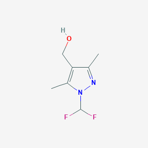 [1-(difluoromethyl)-3,5-dimethyl-1H-pyrazol-4-yl]methanol