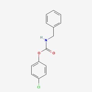 molecular formula C14H12ClNO2 B14281575 p-Chlorophenyl benzylcarbamate CAS No. 124068-98-0