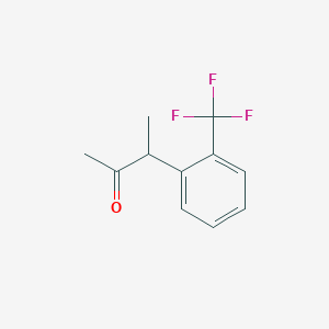 molecular formula C11H11F3O B1428159 3-[2-(Trifluoromethyl)phenyl]butan-2-one CAS No. 21906-06-9