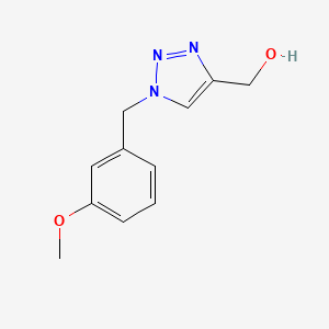 molecular formula C11H13N3O2 B1428162 (1-(3-methoxybenzyl)-1H-1,2,3-triazol-4-yl)methanol CAS No. 1248918-80-0