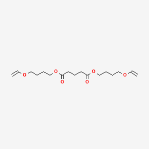 molecular formula C17H28O6 B14281622 Bis[4-(ethenyloxy)butyl] pentanedioate CAS No. 135876-34-5