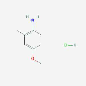 molecular formula C8H12ClNO B142818 4-Methoxy-2-methylaniline hydrochloride CAS No. 133985-88-3