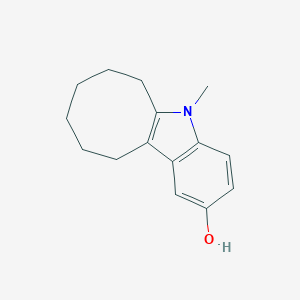 molecular formula C15H19NO B14281895 5-Methyl-6,7,8,9,10,11-hexahydro-5H-cycloocta[b]indol-2-ol CAS No. 160428-34-2