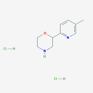 molecular formula C10H16Cl2N2O B1428190 2-(5-Methylpyridin-2-yl)morpholine dihydrochloride CAS No. 1361118-65-1