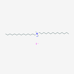 molecular formula C30H64IN B14281955 N,N-Dimethyl-N-tetradecyltetradecan-1-aminium iodide CAS No. 132828-61-6