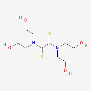 molecular formula C10H20N2O4S2 B14281985 N~1~,N~1~,N~2~,N~2~-Tetrakis(2-hydroxyethyl)ethanebis(thioamide) CAS No. 137103-08-3