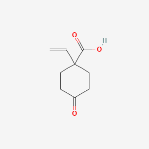 molecular formula C9H12O3 B1428203 4-Oxo-1-vinylcyclohexanecarboxylic acid CAS No. 1082207-50-8