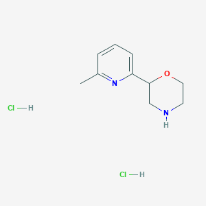 molecular formula C10H16Cl2N2O B1428207 2-(6-Methylpyridin-2-yl)morpholine dihydrochloride CAS No. 1361112-96-0