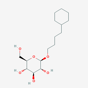 molecular formula C16H30O6 B1428209 4-Cyclohexylbutyl-b-D-glucopyranoside CAS No. 869542-54-1