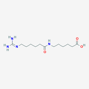 6-[6-(Diaminomethylideneamino)hexanoylamino]hexanoic acid