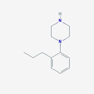molecular formula C13H20N2 B14282130 Piperazine, 1-(2-propylphenyl)- CAS No. 119695-81-7
