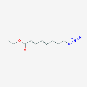 molecular formula C10H15N3O2 B14282190 Ethyl 8-azidoocta-2,4-dienoate CAS No. 128845-83-0