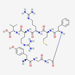 molecular formula C44H68N14O10S B1428226 Metorphacid CAS No. 88866-92-6