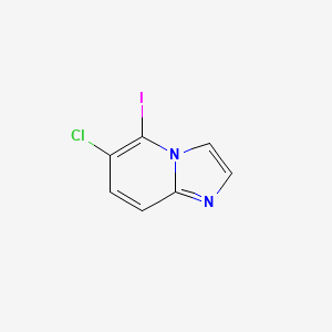 molecular formula C7H4ClIN2 B1428231 6-Chloro-5-iodoimidazo[1,2-a]pyridine CAS No. 1414863-99-2