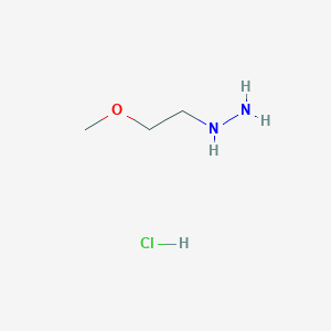 molecular formula C3H11ClN2O B1428235 (2-甲氧基乙基)肼盐酸盐 CAS No. 936249-35-3