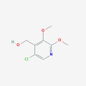 molecular formula C8H10ClNO3 B1428242 (5-Chloro-2,3-dimethoxypyridin-4-yl)methanol CAS No. 1305324-85-9