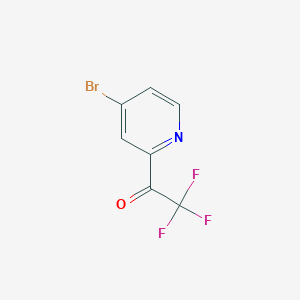 molecular formula C7H3BrF3NO B1428250 1-(4-Bromopyridin-2-yl)-2,2,2-trifluoroethanone CAS No. 886364-53-0