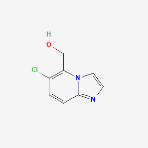 molecular formula C8H7ClN2O B1428255 (6-Chloroimidazo[1,2-a]pyridin-5-yl)methanol CAS No. 1414864-05-3