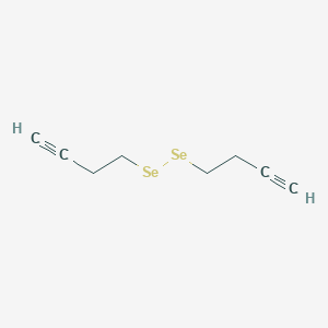 molecular formula C8H10Se2 B14282574 Diselenide, di-3-butynyl CAS No. 154414-94-5