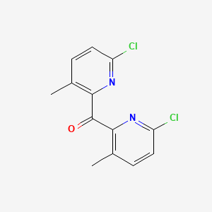 molecular formula C13H10Cl2N2O B1428280 Bis(6-chloro-3-methylpyridin-2-yl)methanone CAS No. 1414864-03-1