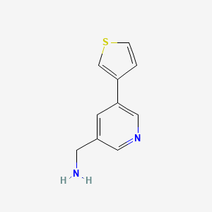 (5-(Thiophen-3-yl)pyridin-3-yl)methanamine