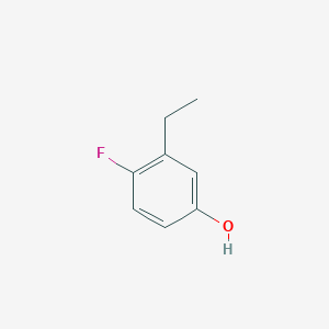 molecular formula C8H9FO B1428291 3-Ethyl-4-fluorophenol CAS No. 1243455-57-3