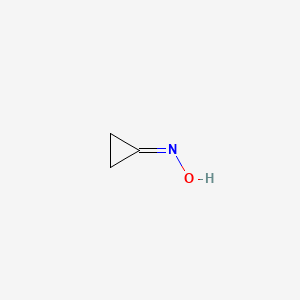 molecular formula C3H5NO B14282919 Cyclopropanone oxime CAS No. 155045-16-2