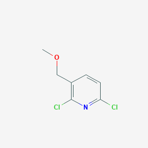 molecular formula C7H7Cl2NO B1428295 2,6-Dichloro-3-(methoxymethyl)pyridine CAS No. 1330763-31-9